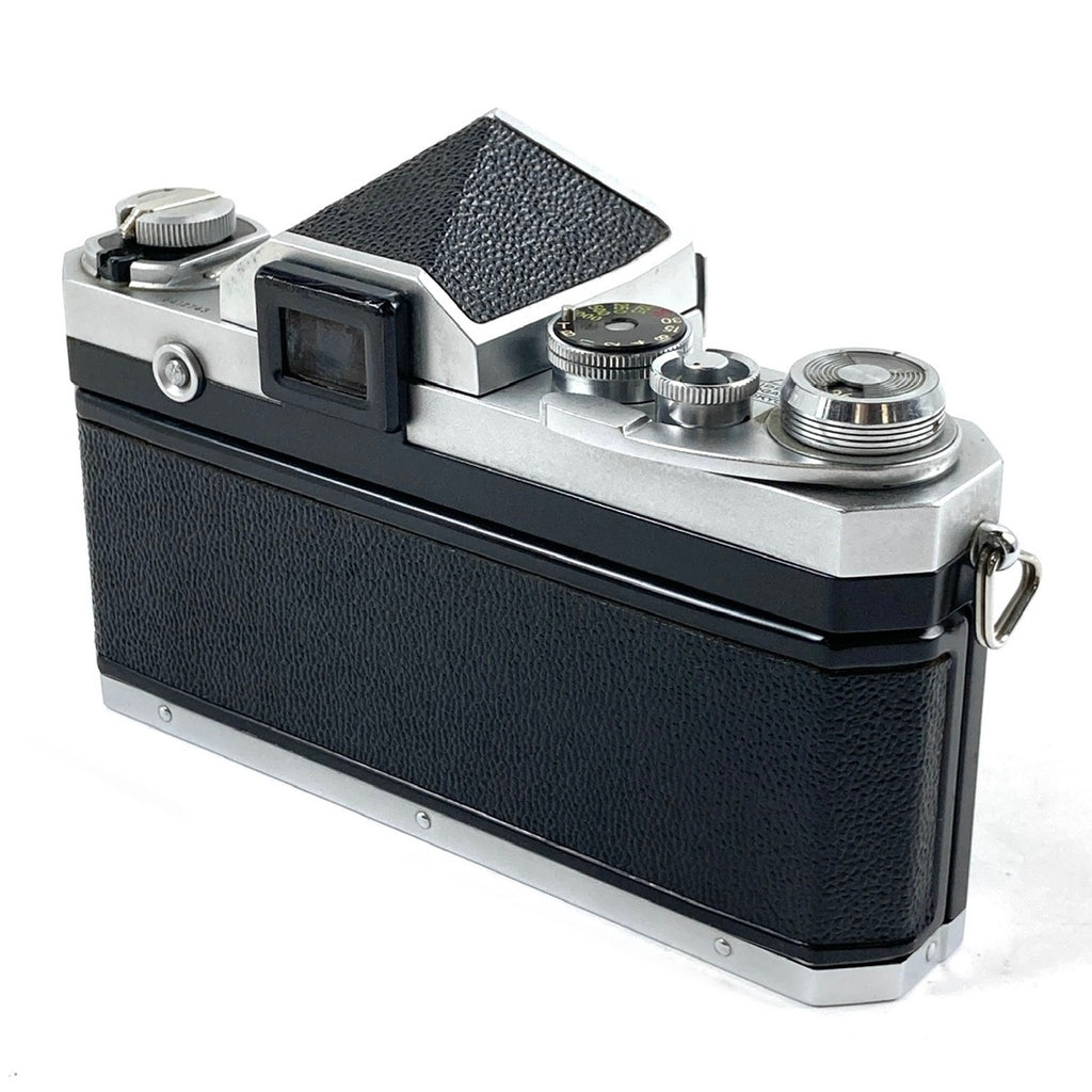 ニコン Nikon F アイレベル シルバー ボディ フィルム マニュアルフォーカス 一眼レフカメラ カメラ 【中古】cambb