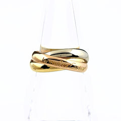 カルティエ トリニティリング 指輪 スリーカラー リング 12.5号 750 レディース ブランドジュエリー 【中古】brjwl