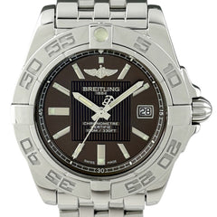 ブライトリング ギャラクティック 32 A71356 腕時計 SS クォーツ ブラウン メンズ 時計 【中古】【保証書】wtcbb