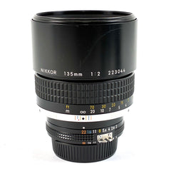 ニコン Nikon Ai-S NIKKOR 135mm F2 一眼カメラ用レンズ（マニュアルフォーカス） カメラ 【中古】cambb