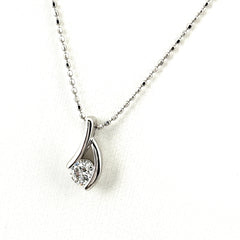 ダイヤモンド デザインネックレス ネックレス Pt900 Pt850 ダイヤモンド レディース ノンブランドジュエリー 【中古】nbjwl