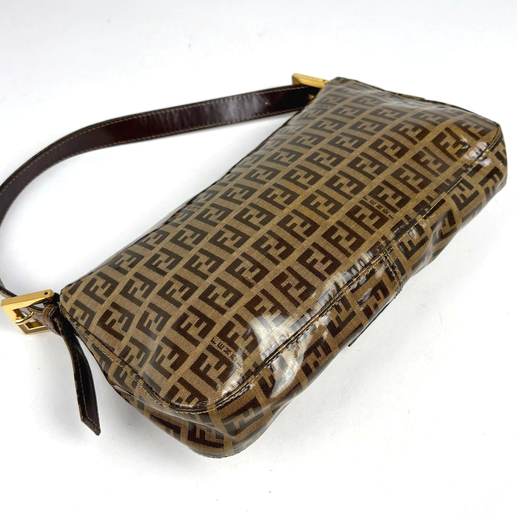 フェンディ ズッキーノ柄 マンマバゲット ハンドバッグ ワンショルダー