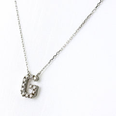 メレダイヤ ネックレス K18 WG ダイヤモンド レディース ノンブランドジュエリー 【中古】nbjwl