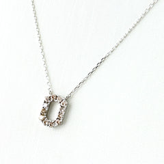 メレダイヤ ネックレス K18 WG ダイヤモンド レディース ノンブランドジュエリー 【中古】nbjwl