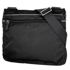 プラダ ロゴプレート ショルダーバッグ ナイロン レディース ブランドバッグ・小物 【中古】brbag
