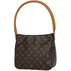 ルイ・ヴィトン ルーピング MM 肩掛け ワンショルダー ショルダーバッグ モノグラム ブラウン M51146 レディース ブランドバッグ・小物 【中古】brbag