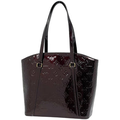 ルイ・ヴィトン アヴァロン MM ショルダーバッグ エナメル トートバッグ モノグラムヴェルニ アマラント M91567 レディース ブランドバッグ・小物 【中古】brbag