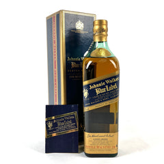 ジョニーウォーカー JOHNNIE WALKER ブルーラベル 750ml スコッチウイスキー ブレンデッド 酒 【古酒】liqbb