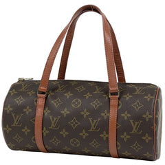 ルイ・ヴィトン パピヨン 30 バレルバッグ 筒型 旧旧型 ハンドバッグ モノグラム ブラウン M51365 レディース ブランドバッグ・小物 【中古】brbag