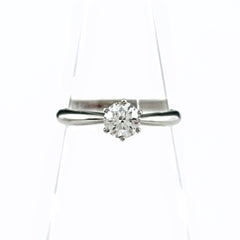 VERITE ベリテ ダイヤモンド デザインリング リング 7.5号 Pt900 ダイヤモンド レディース ブランドジュエリー 【中古】brjwl