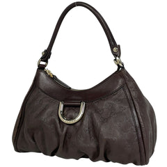 グッチ グッチシマ ショルダーバッグ アビー ワンショルダー ハンドバッグ GG柄 シマレザー ブラウン 190525 レディース ブランドバッグ・小物 【中古】brbag