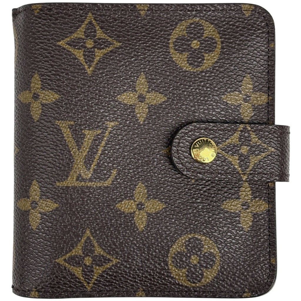 ルイ・ヴィトン コンパクト ジップ 札入れ 小銭入れ 二つ折り財布
