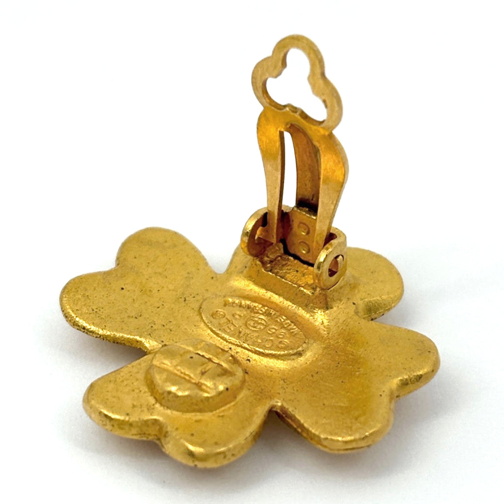 シャネル ココマーク イヤリング クローバーモチーフ イヤリング GP