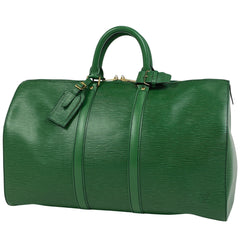 ルイ・ヴィトン キーポル 45 手提げ 旅行 出張 ボストンバッグ エピ ボルネオグリーン M42974 レディース ブランドバッグ・小物 【中古】brbag