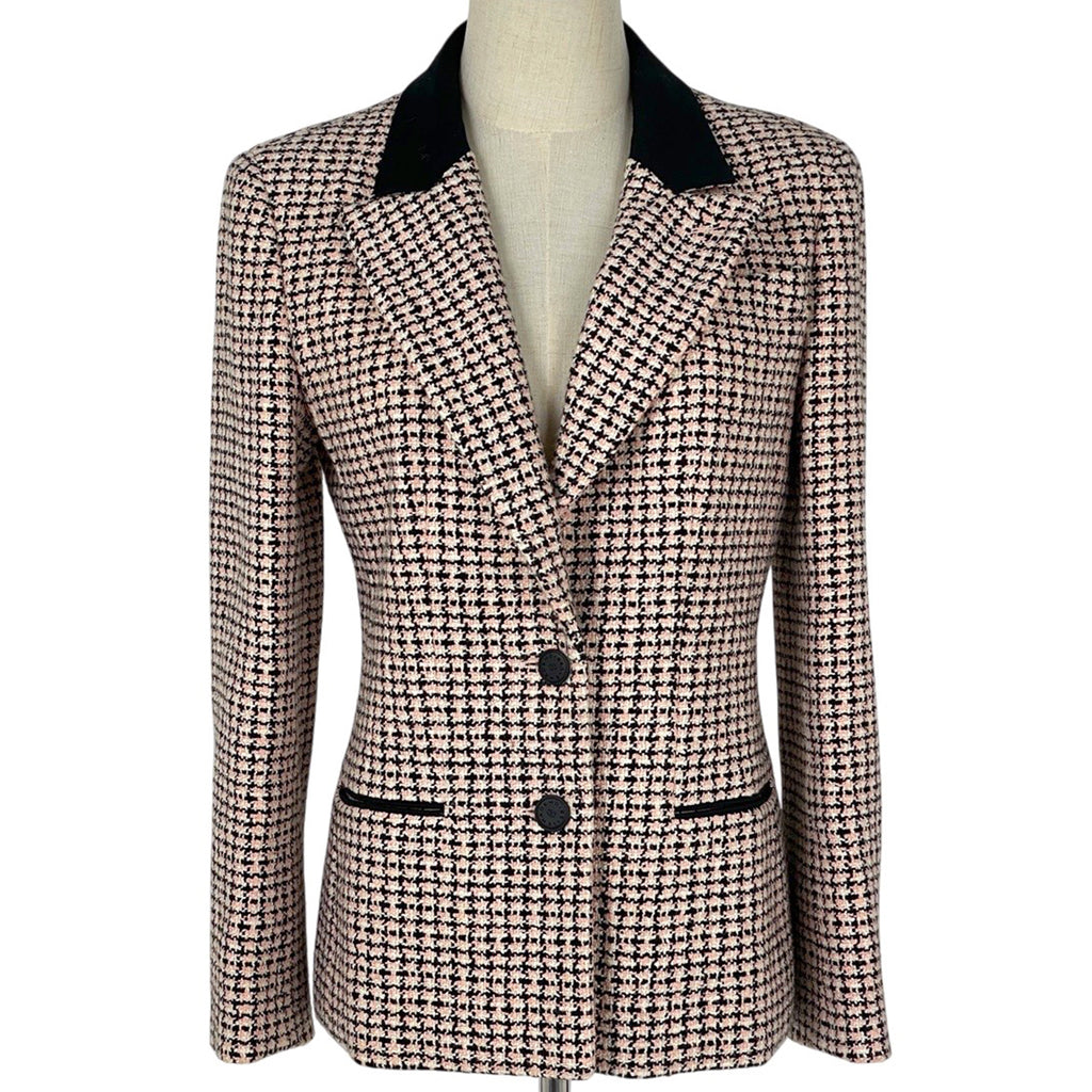 シャネル ココマークボタン テーラードジャケット 02P ツイード