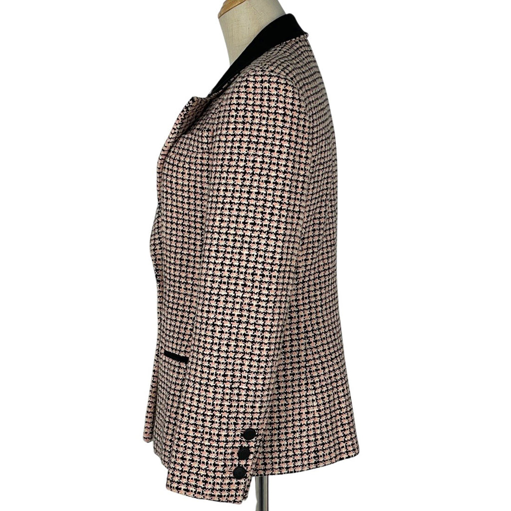 シャネル ココマークボタン テーラードジャケット 02P ツイード