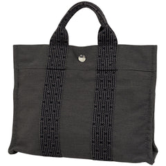 エルメス エールライン トート PM ハンドバッグ トートバッグ ナイロンキャンバス グレー レディース ブランドバッグ・小物 【中古】brbag