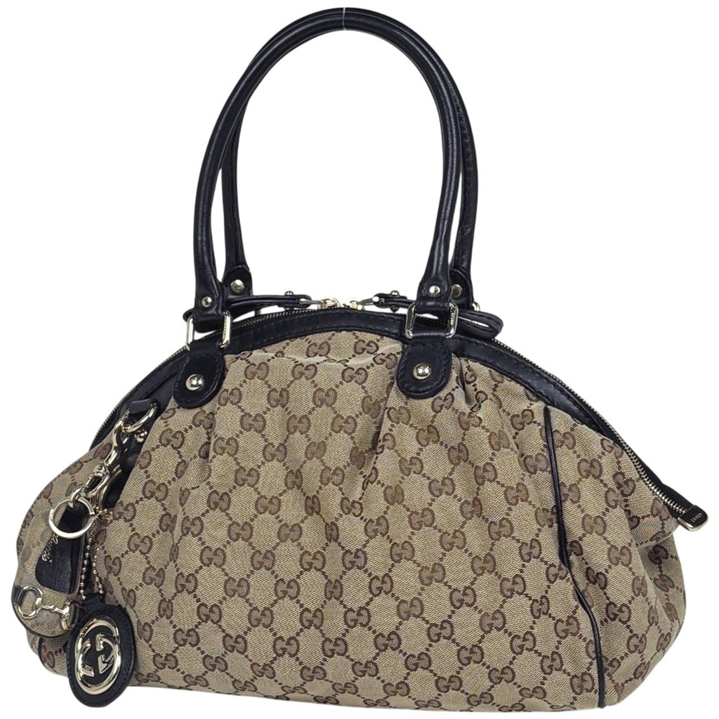 GUCCI◇ハンドバッグ_スーキー_GGキャンバス/キャンバス/RED/総柄