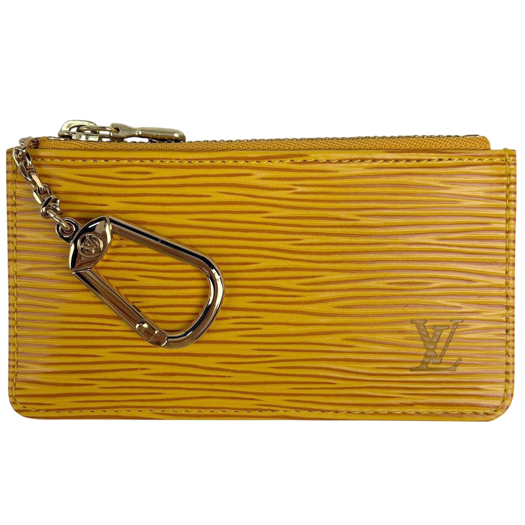 【極美品】ルイヴィトン　ポシェットクレ　エピ　ハバナイエロー　ケース 極美品】ルイヴィトン ポシェットクレ エピ ハバナイエロー ケース
