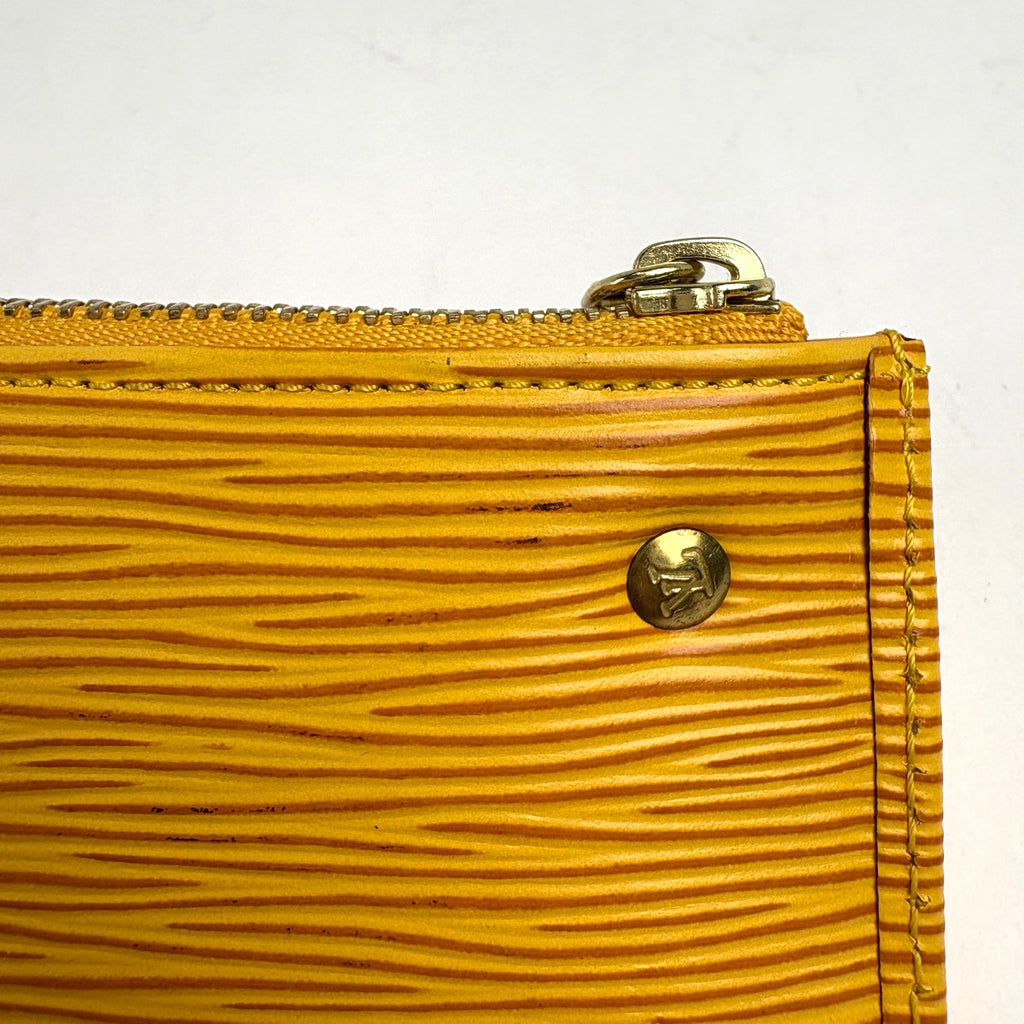 【極美品】ルイヴィトン　ポシェットクレ　エピ　ハバナイエロー　ケース 楽天市場】ルイヴィトン 財布 レディース ポシェットクレ コインケース