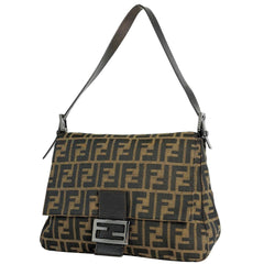 フェンディ ズッキーノ柄 ショルダーバッグ キャンバス 8BR001 レディース ブランドバッグ・小物 【中古】brbag