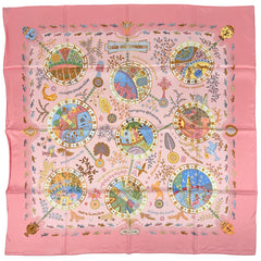 エルメス カレ90 Escales mediterraneennes スカーフ シルク レディース ブランドバッグ・小物 【中古】brbag