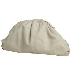 ボッテガヴェネタ ザ ポーチ クラッチバッグ がま口 クラッチバッグ レザー ホワイト レディース ブランドバッグ・小物 【中古】brbag