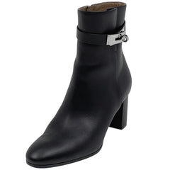 エルメス サンジェルマン ケリーベルト レザーブーツ ハイヒール ジップアップ 靴 ブーツ レザー ブラック レディース ブランドアパレル 【中古】brapp