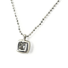 ダイヤモンド デザインネックレス プラチナ ペンダント ネックレス Pt900 Pt850 ダイヤモンド レディース ノンブランドジュエリー 【中古】nbjwl