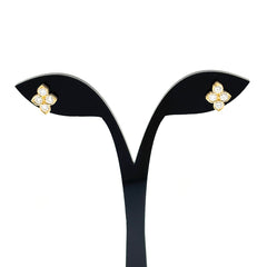 カルティエ ヒンドゥ ピアス YG イエローゴールド ピアス 750 ダイヤモンド レディース ブランドジュエリー 【中古】brjwl