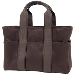 エルメス アカプルコ PM トートバッグ Hロゴ ハンドバッグ トワルシェブロン ブラウン レディース ブランドバッグ・小物 【中古】brbag