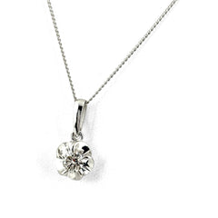 ダイヤモンド デザインネックレス プラチナ ペンダント ネックレス Pt900 Pt850 ダイヤモンド レディース ノンブランドジュエリー 【中古】nbjwl