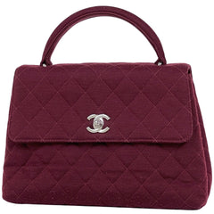 シャネル ココマーク ハンドバッグ マトラッセ ハンドバッグ ジャージー レッド レディース ブランドバッグ・小物 【中古】brbag