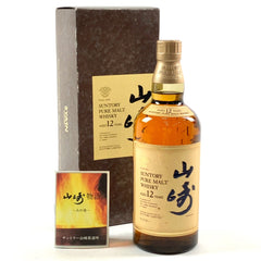 サントリー 山崎 12年 ピュアモルト 華 750ml 国産ウイスキー 酒 【古酒】liqbb【東京都内限定お届け】