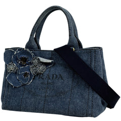プラダ トートバッグ デニム 1BG439 180 レディース ブランドバッグ・小物 【中古】brbag