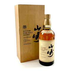 サントリー 山崎 12年 ピュアモルト 向獅子 750ml 国産ウイスキー 酒 【古酒】liqbb【東京都内限定お届け】