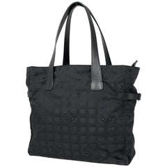 シャネル ニュートラベルライン トート GM ココマーク ショルダーバッグ ナイロンジャガード ブラック A15825 レディース ブランドバッグ・小物 【中古】brbag