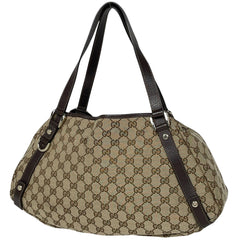 グッチ GG柄 ショルダーバッグ トートバッグ アビー ショルダーバッグ GGキャンバス ブラウン 130736 レディース ブランドバッグ・小物 【中古】brbag