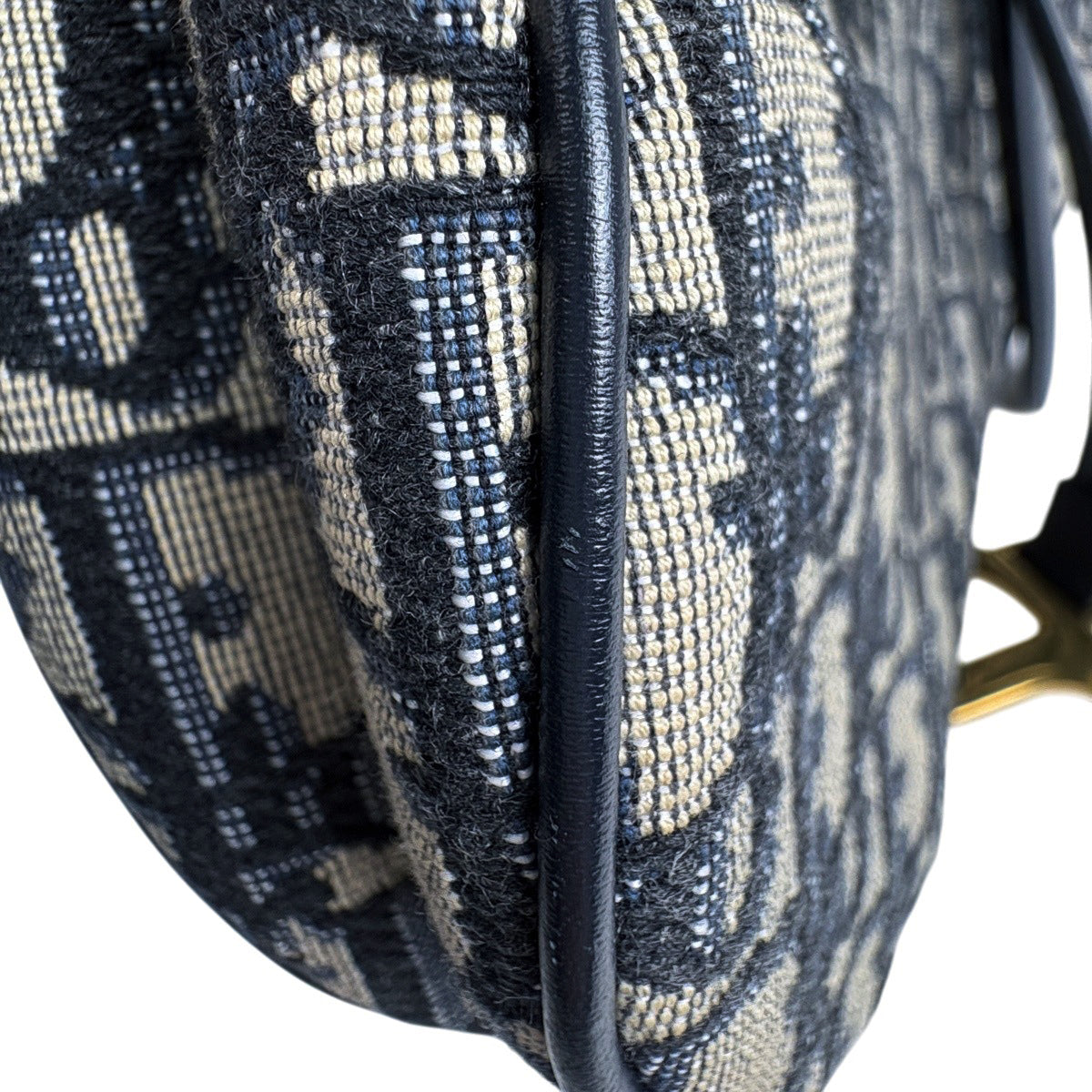 【未使用】クリスチャンディオール 名刺入れ オブリーク トロッター柄 サドル クリスチャンディオール オブリーク サドルバッグ トロッター柄 ジャ