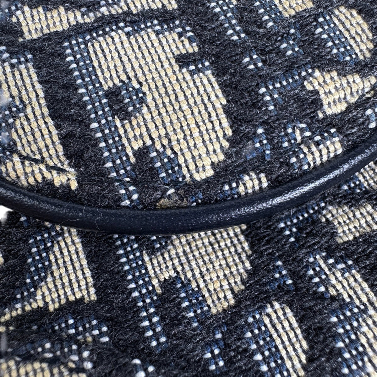 【未使用】クリスチャンディオール 名刺入れ オブリーク トロッター柄 サドル クリスチャンディオール オブリーク サドルバッグ トロッター柄 ジャ