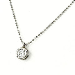 ダイヤモンド デザインネックレス プラチナ ペンダント ネックレス Pt900 Pt850 ダイヤモンド レディース ノンブランドジュエリー 【中古】nbjwl