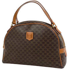 セリーヌ マカダム柄 ハンドバッグ ロゴ ハンドバッグ コーティングキャンバス ブラウン レディース ブランドバッグ・小物 【中古】brbag