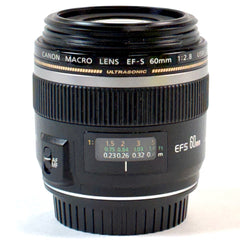 キヤノン Canon EF-S 60mm F2.8 MACRO USM 一眼カメラ用レンズ（オートフォーカス） カメラ 【中古】cambb