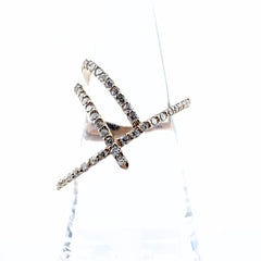 PG K18 ダイヤモンド リング 15号 0.80ct レディース ノンブランドジュエリー 中古 nbjwl