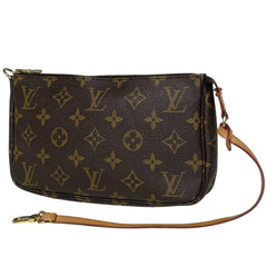 ルイ・ヴィトン ポシェット アクセソワール メイク コスメ アクセサリーポーチ モノグラム ブラウン M51980 レディース ブランドバッグ・小物 【中古】brbag