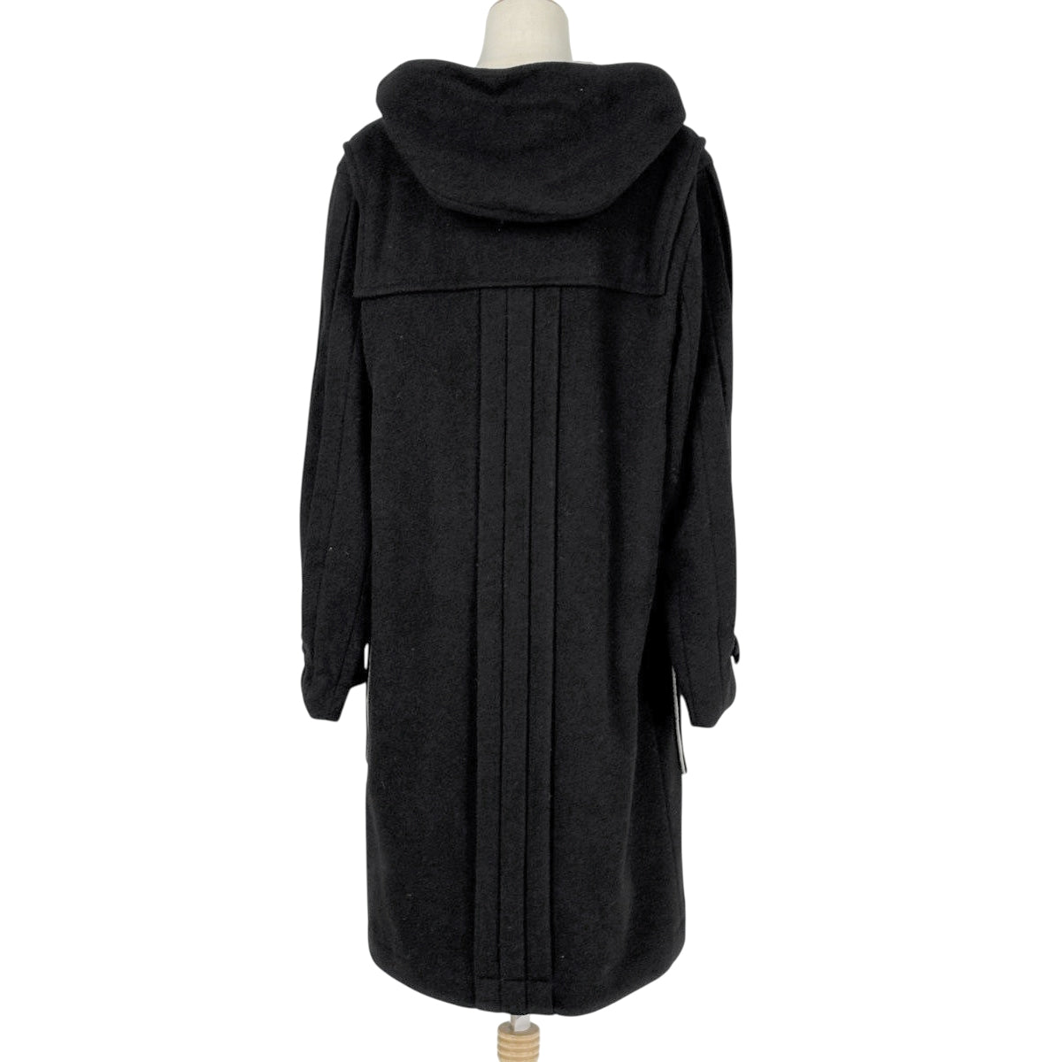 シャネル ココマークボタン ダッフルコート ロング フーディ トグル