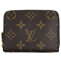 ルイ・ヴィトン ジッピー コインパース 小銭入れ カードケース ラウンドジップ ラウンドファスナー コインケース モノグラム ブラウン M60067 レディース ブランドバッグ・小物 【中古】brbag