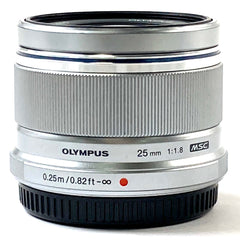 オリンパス OLYMPUS M.ZUIKO DIGITAL 25mm F1.8 シルバー 一眼カメラ用レンズ（オートフォーカス） カメラ 【中古】cambb