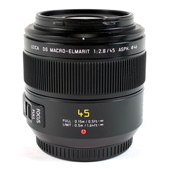 パナソニック Panasonic LEICA DG MACRO-ELMARIT 45mm F2.8 ASPH. MEGA O.I.S. H-ES045 一眼カメラ用レンズ（オートフォーカス） カメラ 【中古】cambb
