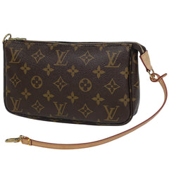 ルイ・ヴィトン ポシェット アクセソワール メイク コスメ アクセサリーポーチ モノグラム ブラウン M51980 レディース ブランドバッグ・小物 【中古】brbag